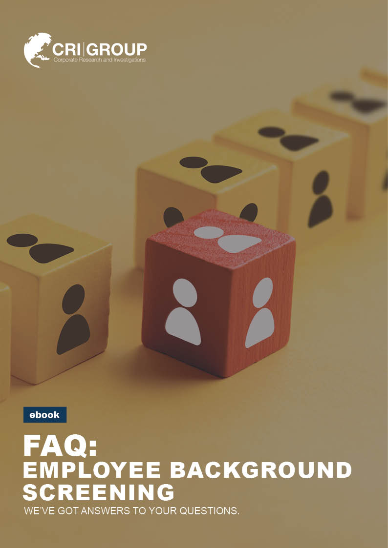 FAQ employee background screening | eBook | MockUp