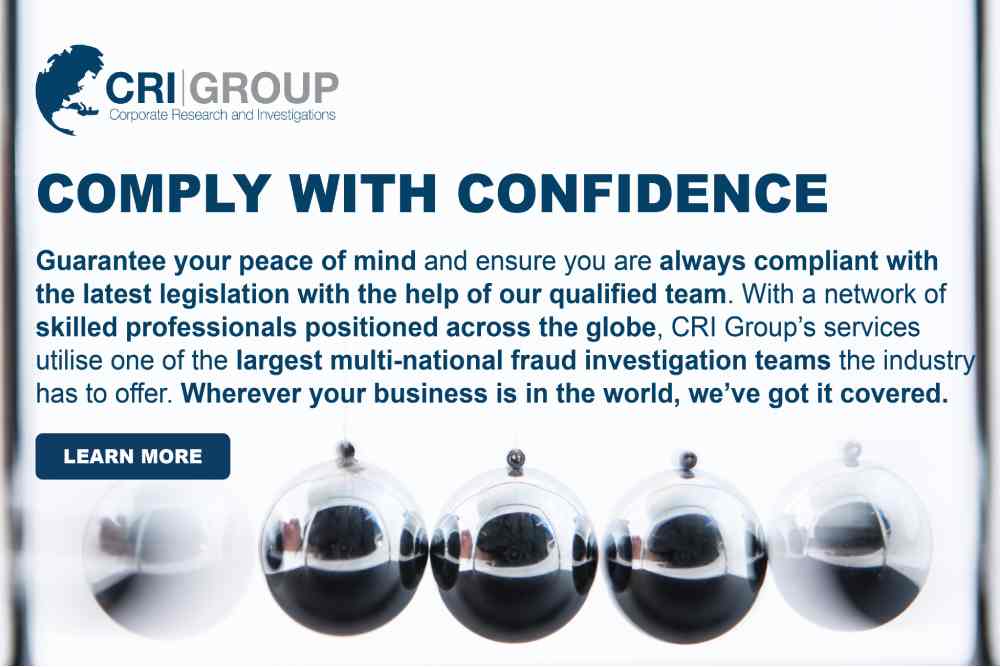 Comply with Confidence - with the help of CRI Group's services